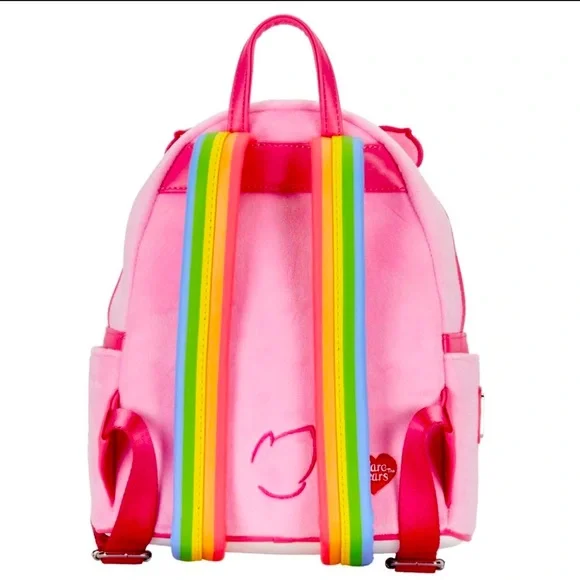 Pink Loungefly Care Bears Cheer Bear🌈 Cosplay Mini Backpack - Picture 4 of 6
